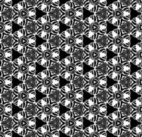 padrão abstrato sem costura preto e branco. fundo e pano de fundo. projeto ornamental em tons de cinza. ornamentos em mosaico. ilustração gráfica vetorial. vetor