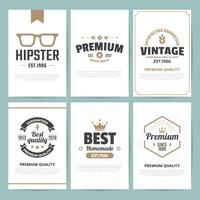 Vintage Retro Vector Logo para banner