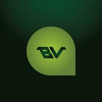 mínimo Inovativa inicial bv logotipo e vb logotipo. carta bv vb criativo elegante monograma. Prêmio o negócio logotipo ícone vetor