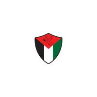 livre Palestina logotipo vetor