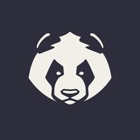 Ícone de vetor de mascote de panda