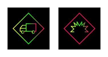 perigoso veículo e Perigo do Soldagem ícone vetor