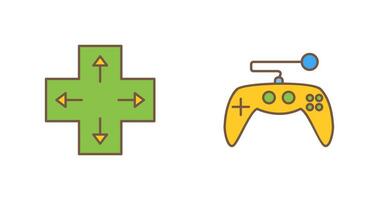 direção chave e jogos ao controle ícone vetor