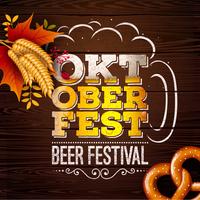 Ilustração de banner da Oktoberfest vetor