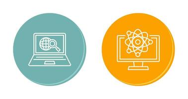 explorar e Ciência ícone vetor