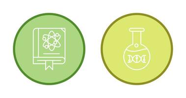 Ciência e dna ícone vetor
