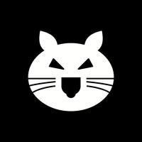 ícone de gato do vetor