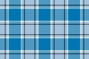 padrão xadrez tartan em azul. imprimir textura de tecido sem costura. verifique o fundo do vetor. vetor