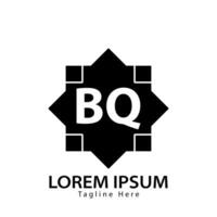 carta bq logotipo. b q. bq logotipo Projeto vetor ilustração para criativo empresa, negócios, indústria