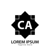 carta ca logotipo. c uma. ca logotipo Projeto vetor ilustração para criativo empresa, negócios, indústria. pró vetor