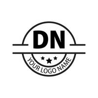 carta dn logotipo. d n. dn logotipo Projeto vetor ilustração para criativo empresa, negócios, indústria. pró vetor