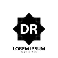 carta dr logotipo. d r. dr logotipo Projeto vetor ilustração para criativo empresa, negócios, indústria. pró vetor