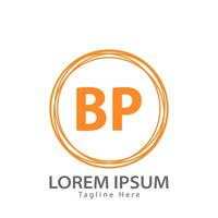 carta bp logotipo. b pág. bp logotipo Projeto vetor ilustração para criativo empresa, negócios, indústria