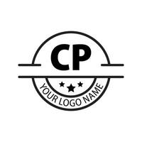 carta cp logotipo. c pág. cp logotipo Projeto vetor ilustração para criativo empresa, negócios, indústria. pró vetor