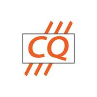 carta cq logotipo. c q. cq logotipo Projeto vetor ilustração para criativo empresa, negócios, indústria. pró vetor