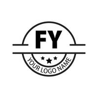 carta fy logotipo. f sim fy logotipo Projeto vetor ilustração para criativo empresa, negócios, indústria. pró vetor