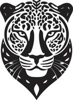 perseguição graça Preto vetor leopardo logotipo feroz elegância vetor Preto leopardo ícone