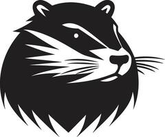 Castor soberano foca trabalhador Castor logotipo vetor