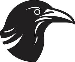 contemporâneo Raven logotipo símbolo Prêmio Preto Raven insígnia vetor