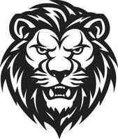 régio monarca Preto leão insígnia tinta borrão rei leão vetor logotipo