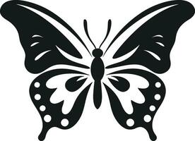 mística leva asa borboleta símbolo elegante voar Preto borboleta ícone Projeto vetor