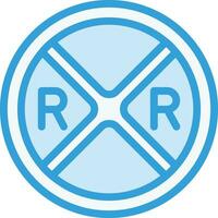 ilustração de design de ícone de vetor de estrada de ferro
