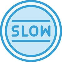ilustração de design de ícone de vetor lento