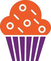 ilustração de design de ícone de vetor de muffin
