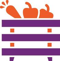 ilustração de design de ícone de vetor de cesta de frutas