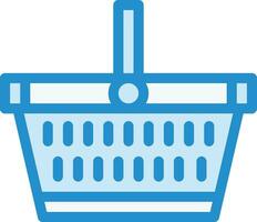 ilustração de design de ícone de vetor de cesta de compras