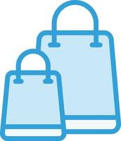 ilustração de design de ícone de vetor de saco de compras