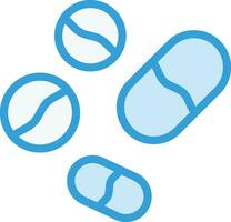 ilustração de design de ícone de vetor de pílulas