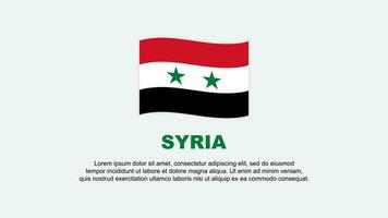 Síria bandeira abstrato fundo Projeto modelo. Síria independência dia bandeira social meios de comunicação vetor ilustração. Síria fundo