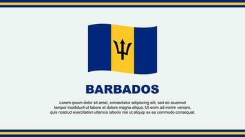 barbados bandeira abstrato fundo Projeto modelo. barbados independência dia bandeira social meios de comunicação vetor ilustração. barbados Projeto