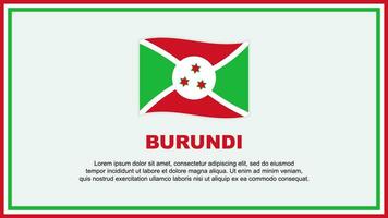 Burundi bandeira abstrato fundo Projeto modelo. Burundi independência dia bandeira social meios de comunicação vetor ilustração. Burundi bandeira