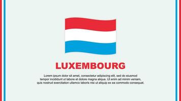 Luxemburgo bandeira abstrato fundo Projeto modelo. Luxemburgo independência dia bandeira social meios de comunicação vetor ilustração. Luxemburgo desenho animado