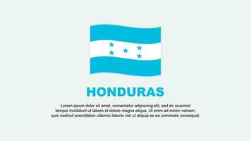 Honduras bandeira abstrato fundo Projeto modelo. Honduras independência dia bandeira social meios de comunicação vetor ilustração. Honduras fundo