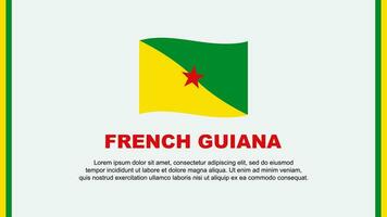 francês Guiana bandeira abstrato fundo Projeto modelo. francês Guiana independência dia bandeira social meios de comunicação vetor ilustração. francês Guiana desenho animado