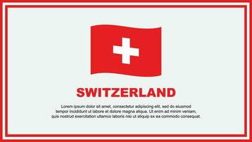 Suíça bandeira abstrato fundo Projeto modelo. Suíça independência dia bandeira social meios de comunicação vetor ilustração. Suíça bandeira