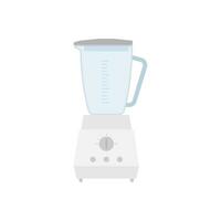 cozinha liquidificador para esmerilhamento Comida com vidro tigela. liquidificador ou misturador cozinha ferramenta para culinária. equipamento para batido fazendo. elétrico máquina. isolado plano vetor ilustração