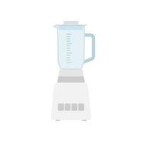 cozinha liquidificador para esmerilhamento Comida com vidro tigela. liquidificador ou misturador cozinha ferramenta para culinária. equipamento para batido fazendo. elétrico máquina. isolado plano vetor ilustração