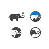 ilustração do logotipo do elefante vetor
