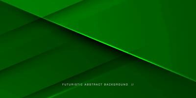 abstrato verde fundo com quadrado sobreposição formas. colorida verde Projeto com luzes. simples e moderno conceito. eps10 vetor
