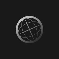 vetor de logotipo global