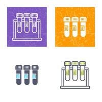 ícone de vetor de tubo de ensaio