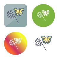 ícone de vetor de apanhador de borboletas