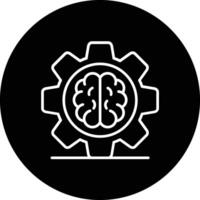ícone de vetor de aprendizado de máquina