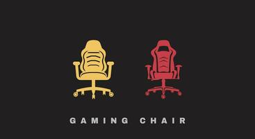 lustroso Apoio, suporte contemporâneo jogos cadeira gráficos para jogos entusiastas vetor