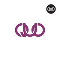 carta quo monograma logotipo Projeto vetor