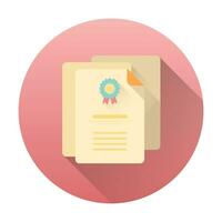 ilustração do garantia documentos e certificados vetor